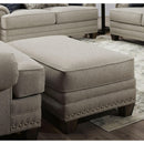 Franklin Fletcher Fabric Ottoman 91618 3905-07 IMAGE 1