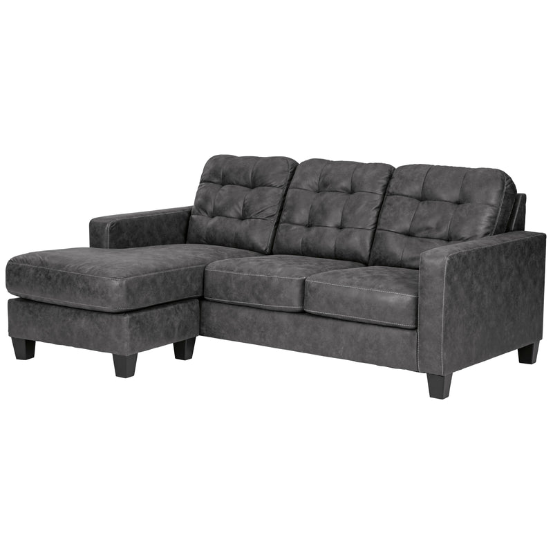Benchcraft Venaldi Leather Look Queen Sofabed 9150168 IMAGE 1