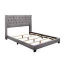 Homelegance Platform Upholstered Full Bed SH215FGRY-1* Full Bed - Grey IMAGE 3