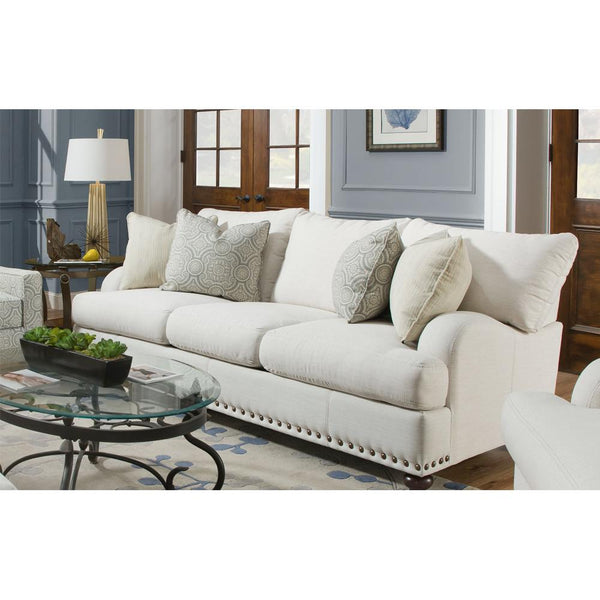 Franklin Brinton Stationary Fabric Sofa 894-40 3607-28 IMAGE 1