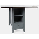 Jofran Asbury Park Counter Height Dining Table with Pedestal Base 1816-48 IMAGE 3