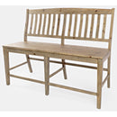 Jofran Carlyle Crossing Counter Height Bench 1921-BS54KD IMAGE 3