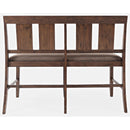 Jofran Mission Viejo Counter Height Bench 1966-BS42KD IMAGE 4