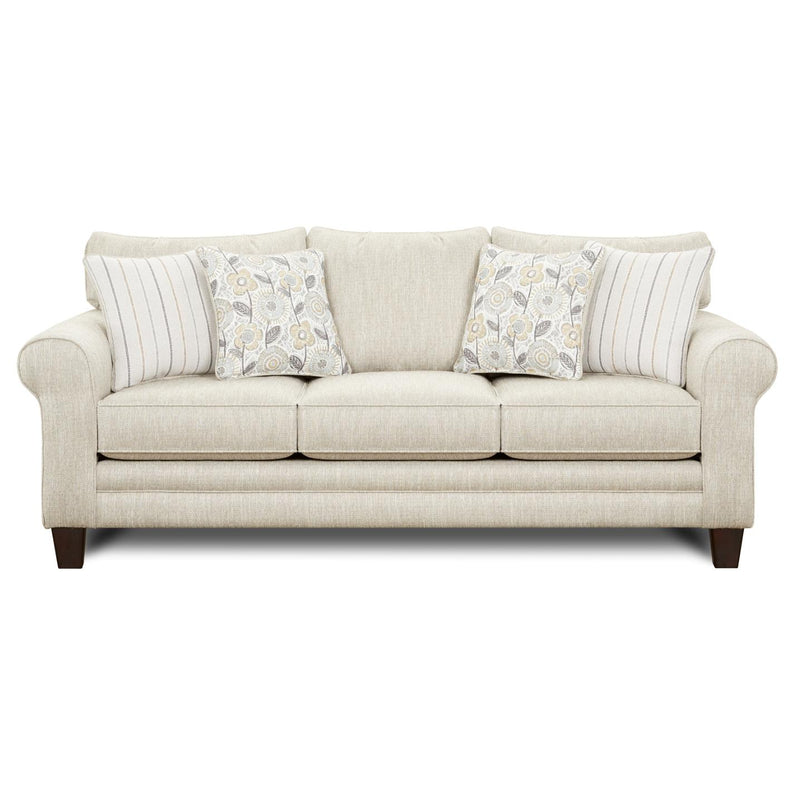Fusion Furniture Stationary Fabric Sofabed 1144 VANDY HEATHER IMAGE 1