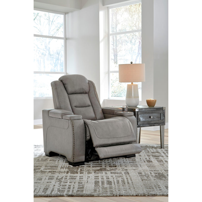 Signature Design by Ashley The Man-Den Power Leather Match Recliner U8530513 IMAGE 11