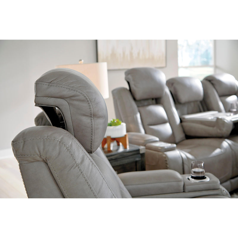 Signature Design by Ashley The Man-Den Power Leather Match Recliner U8530513 IMAGE 12
