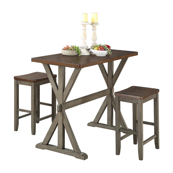 Homelegance Brisa 3 pc Counter Height Dinette 5717-32 IMAGE 1