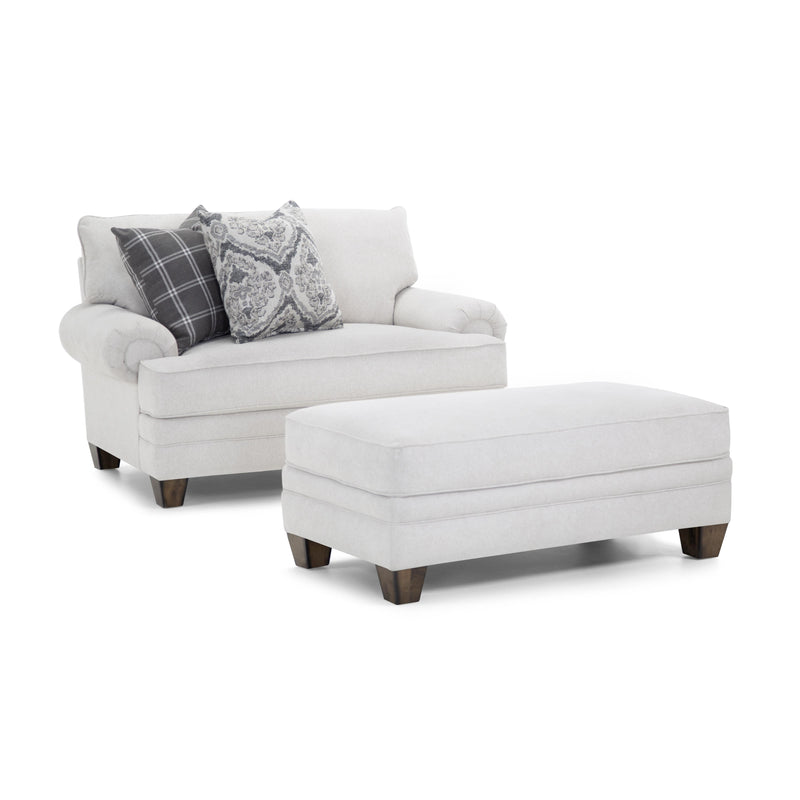 Franklin Walden Fabric Ottoman 957-18 3903-27 IMAGE 2