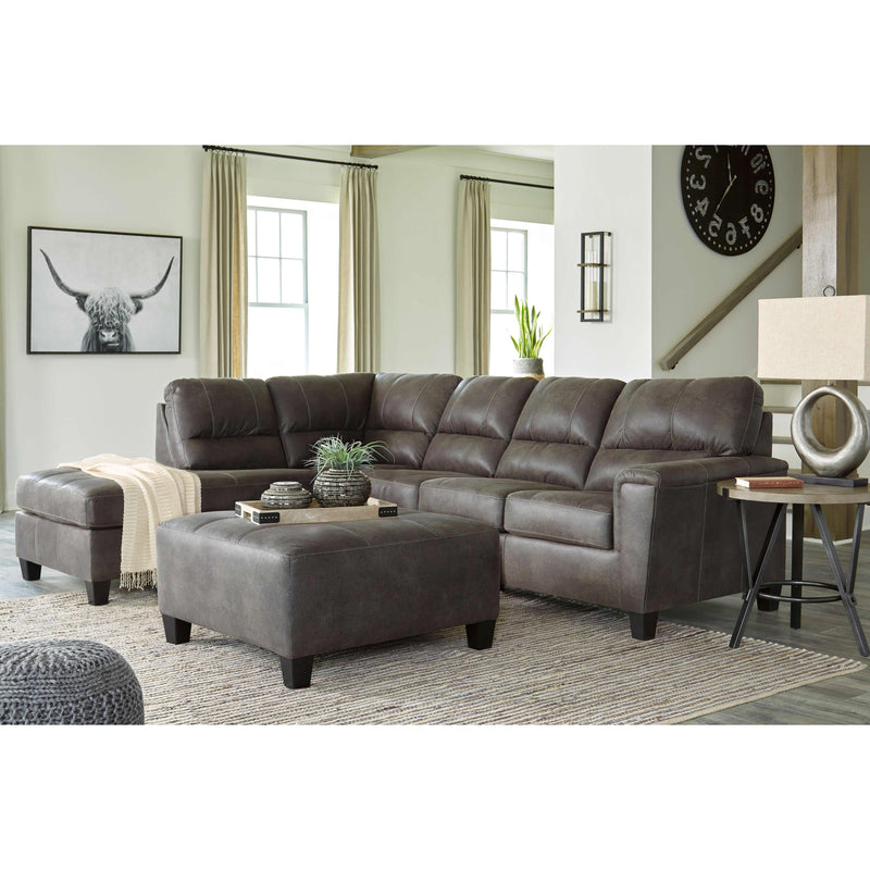 Signature Design by Ashley Navi Leather Look Sleeper Sectional 9400216/9400270 IMAGE 5