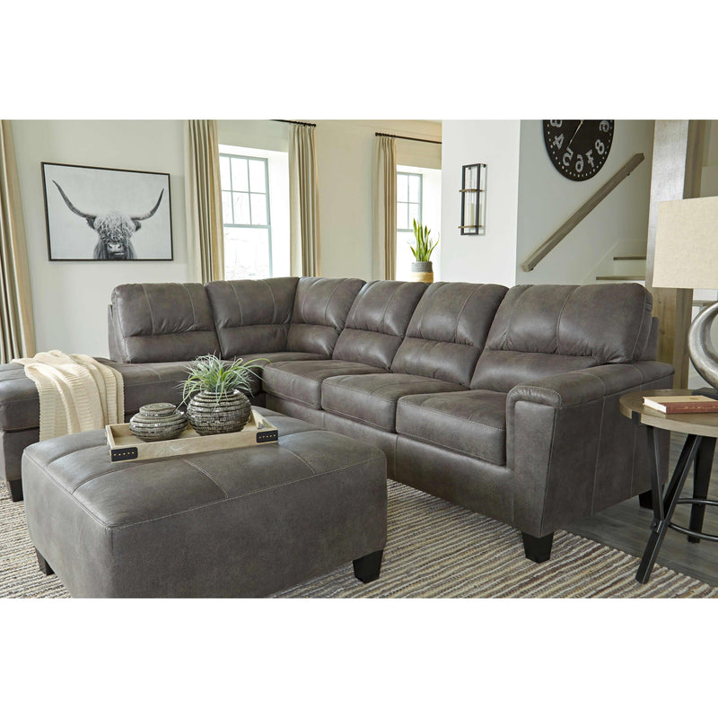 Signature Design by Ashley Navi Leather Look Sleeper Sectional 9400216/9400270 IMAGE 6