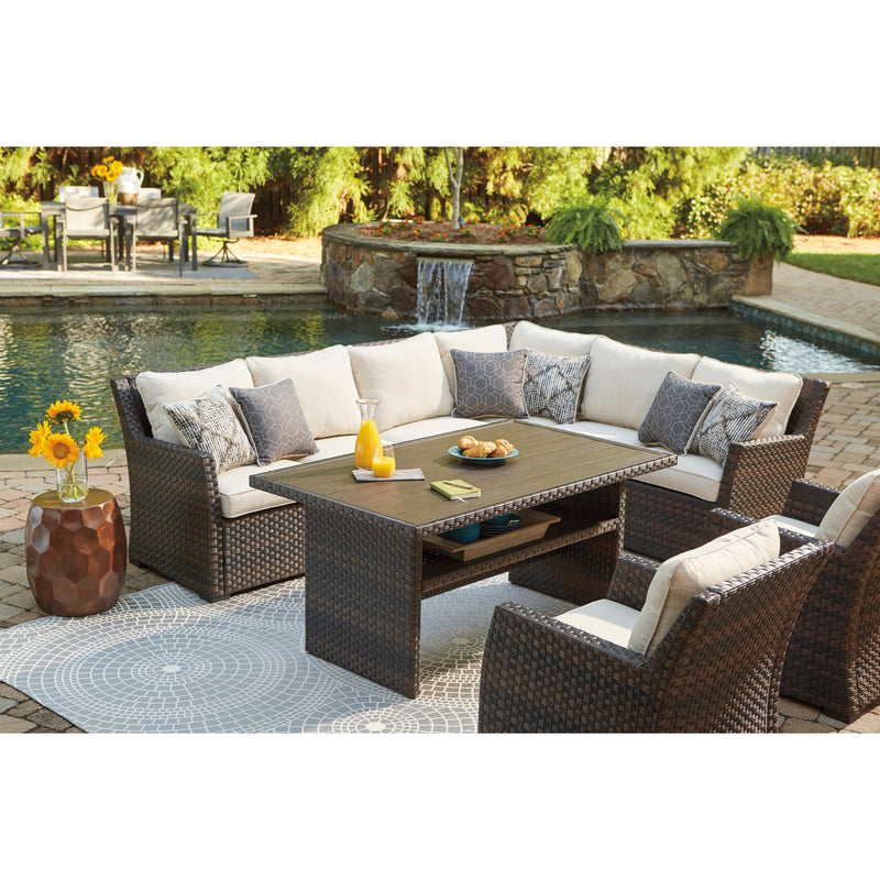 Signature Design by Ashley Outdoor Seating Sectionals P455-822 IMAGE 3