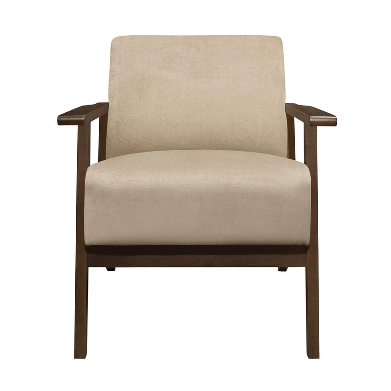 Homelegance August Stationary Fabric Accent Chair 1031BR-1 IMAGE 2