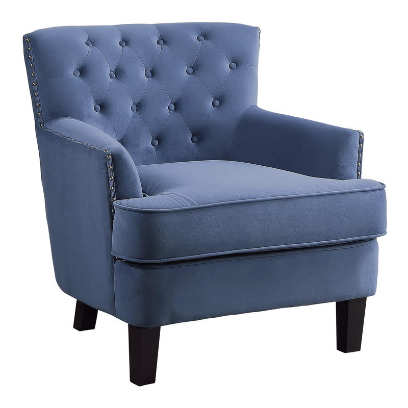 Homelegance Hammond Stationary Fabric Accent Chair 1109BU-1 IMAGE 2