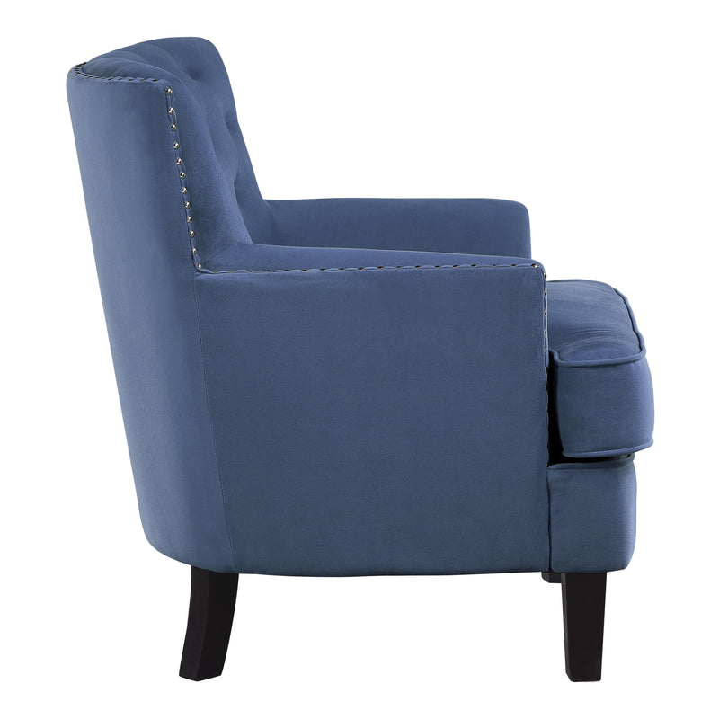 Homelegance Hammond Stationary Fabric Accent Chair 1109BU-1 IMAGE 3