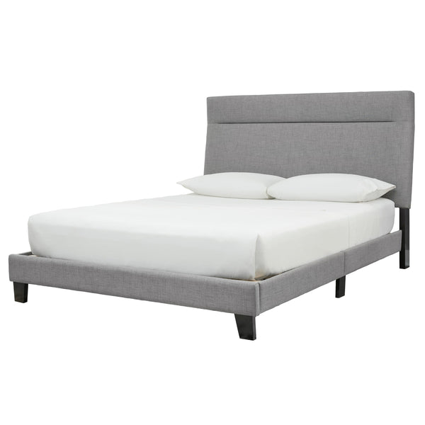 Signature Design by Ashley Adelloni Queen Upholstered Platform Bed B080-381 IMAGE 1