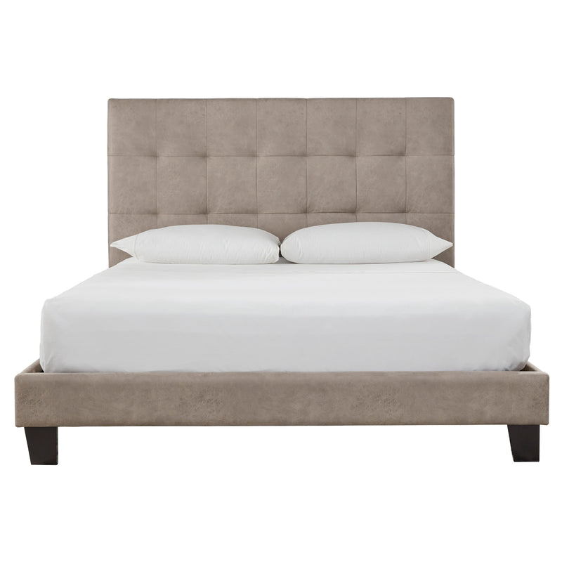 Signature Design by Ashley Adelloni Queen Upholstered Platform Bed B080-681 IMAGE 2