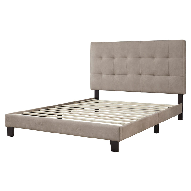 Signature Design by Ashley Adelloni Queen Upholstered Platform Bed B080-681 IMAGE 4