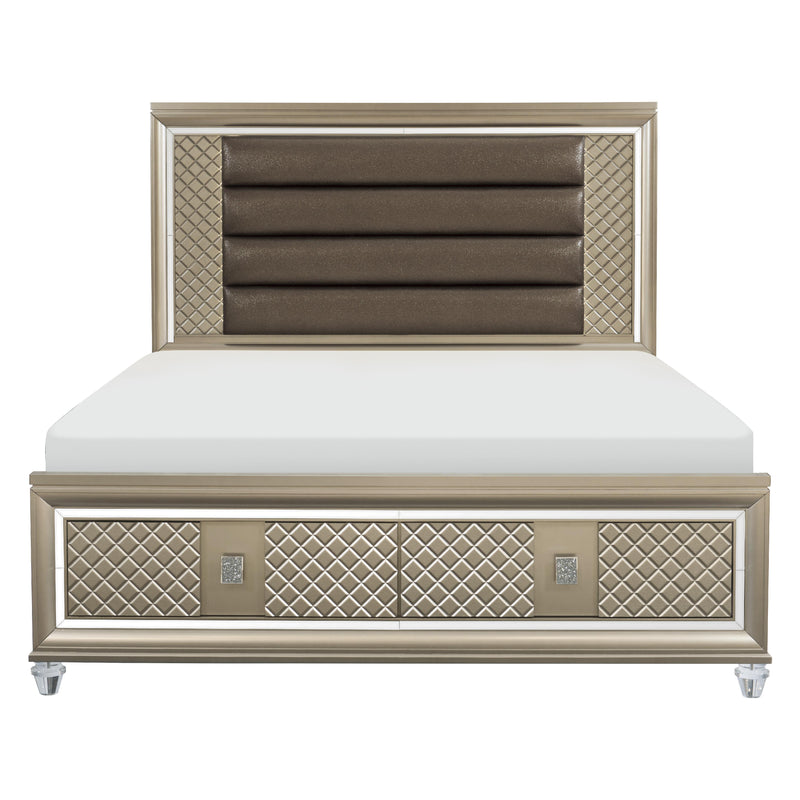 Homelegance Loudon King Upholstered Platform Bed with Storage 1515K-1EK* IMAGE 1