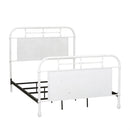  Liberty Furniture Industries Inc. Vintage 179-BR17HFR-AW Full Metal Bed - Antique White IMAGE 2