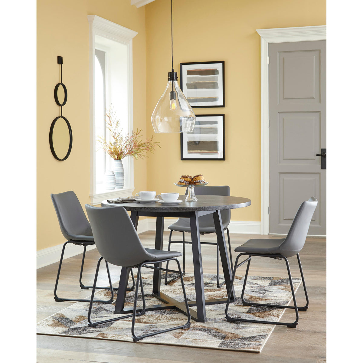 Signature Design by Ashley Centiar D372-08 Dining Upholstered Side Cha