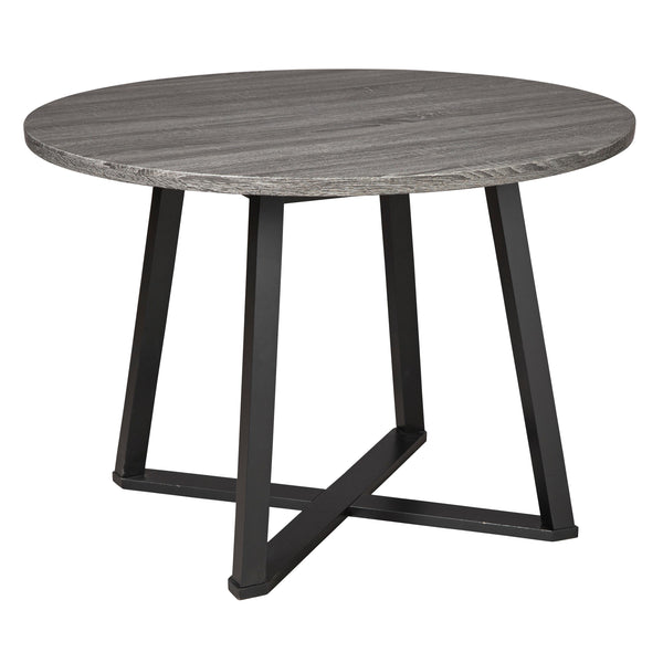 Signature Design by Ashley Round Centiar Dining Table with Pedestal Base D372-16 IMAGE 1