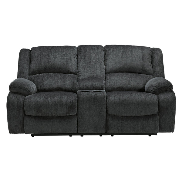Signature Design by Ashley Draycoll Reclining Fabric Loveseat 7650494 IMAGE 1