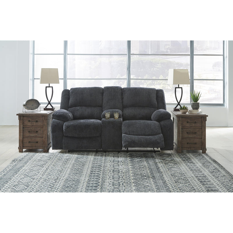 Signature Design by Ashley Draycoll Power Reclining Fabric Loveseat 7650496 IMAGE 4