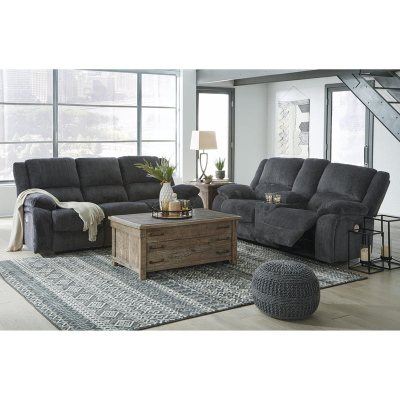 Signature Design by Ashley Draycoll Power Reclining Fabric Loveseat 7650496 IMAGE 7