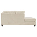 Signature Design by Ashley Abinger Fabric Queen Sleeper Sectional 8390416/8390470 IMAGE 2
