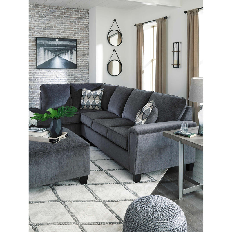 Signature Design by Ashley Abinger Fabric Queen Sleeper Sectional 8390516/8390570 IMAGE 6