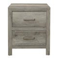 Homelegance Mandan 2-Drawer Nightstand 1910GY-4 IMAGE 1