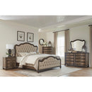 Homelegance Heath Court Queen Upholstered Panel Bed 1682-1* IMAGE 4
