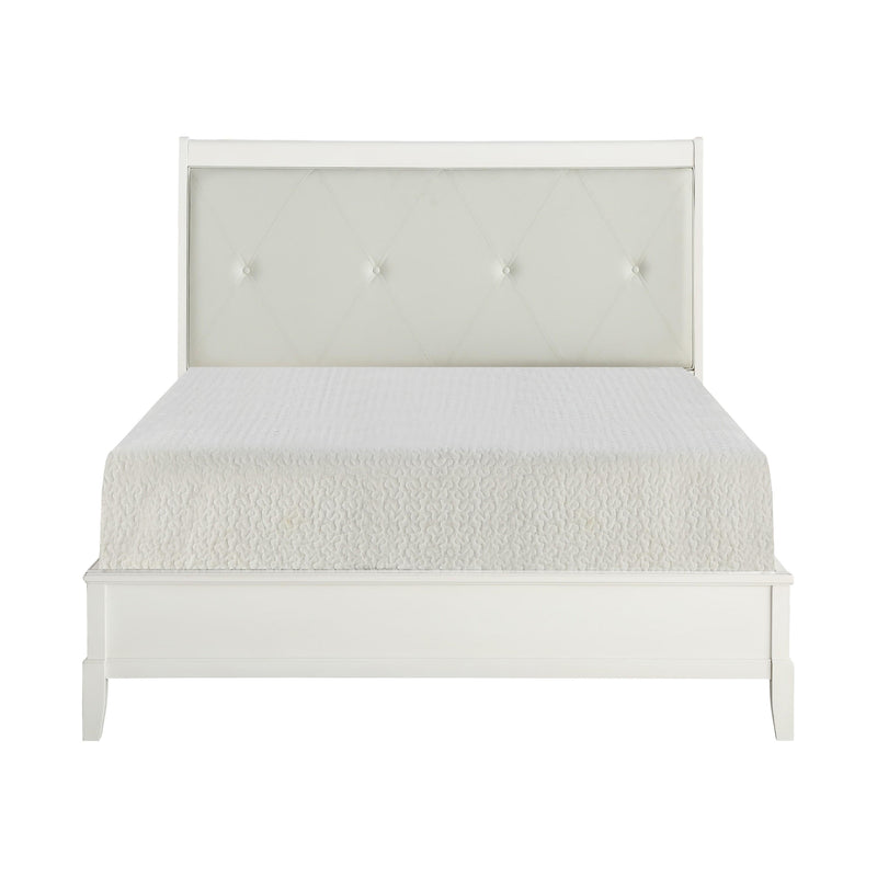 Homelegance Cotterill King Upholstered Panel Bed 1730KWW-1EK* IMAGE 1
