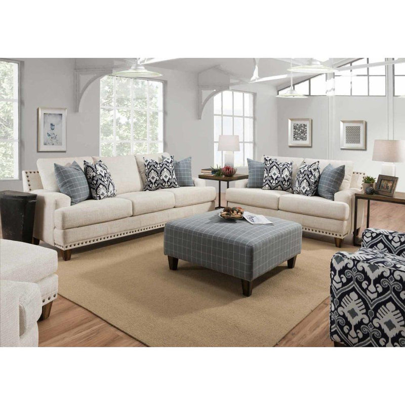 Franklin Brynwood Fabric Ottoman 71618 3906-48 IMAGE 2