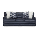 Franklin Sedona Stationary Leather Sofa 97340 LM92-41 IMAGE 1