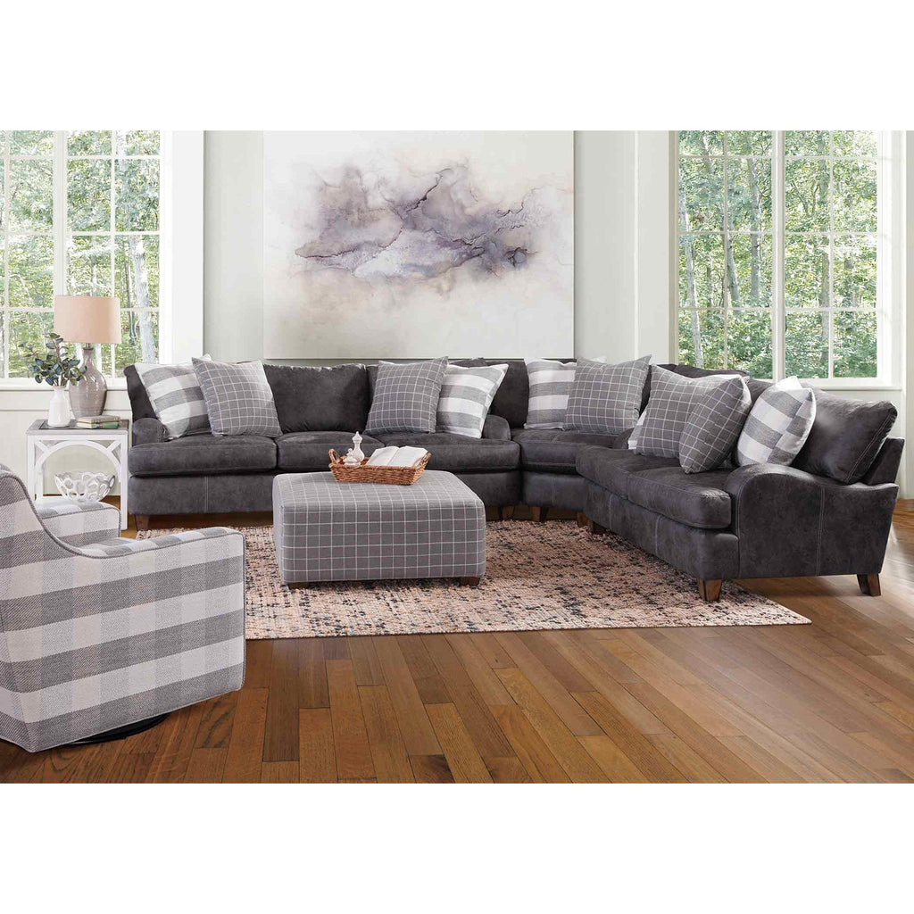 Franklin Darby Swivel Glider Fabric Accent Chair 2184 3972 08