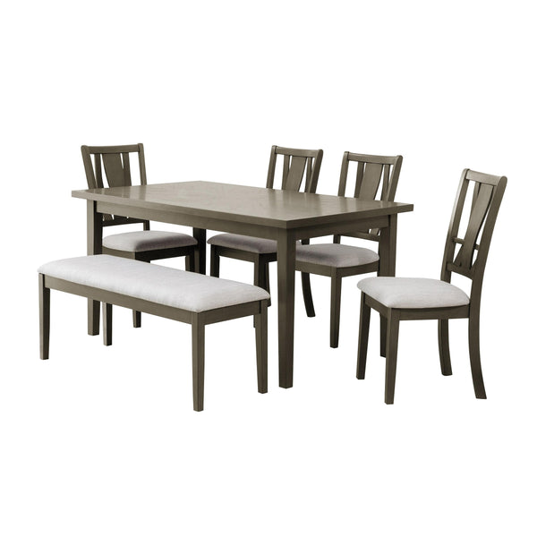 Homelegance 6 pc Dinette SH1156GRY IMAGE 1