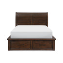 Homelegance Logandale 1559-1* Queen Platform Bed with Footboard Storage IMAGE 1
