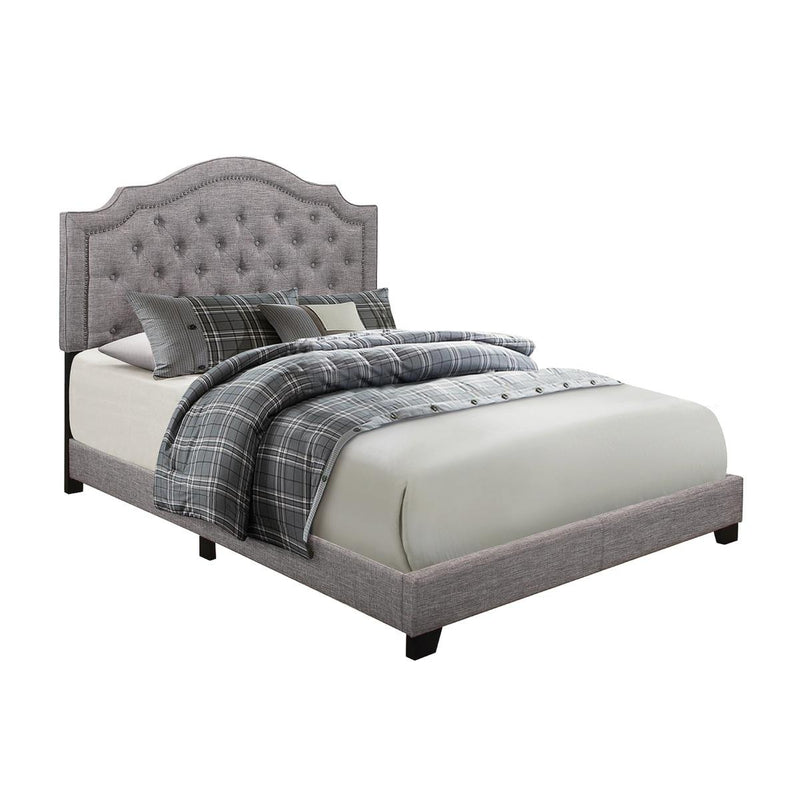 Homelegance Queen Upholstered Bed SH255GRY-1 IMAGE 2