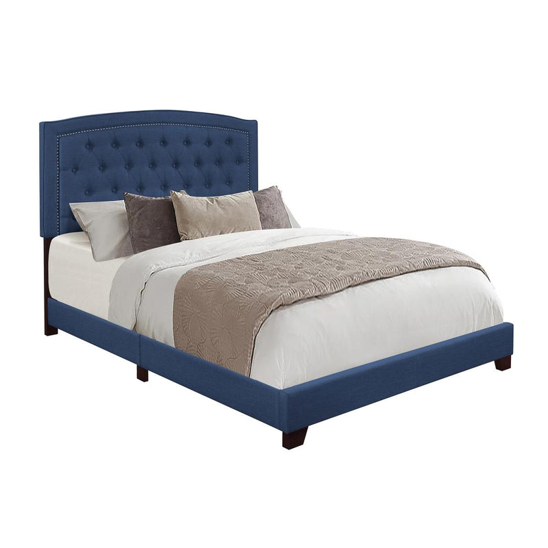 Homelegance King Upholstered Bed SH275KBLU-1 IMAGE 2