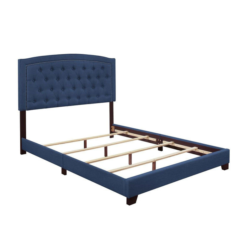 Homelegance King Upholstered Bed SH275KBLU-1 IMAGE 3