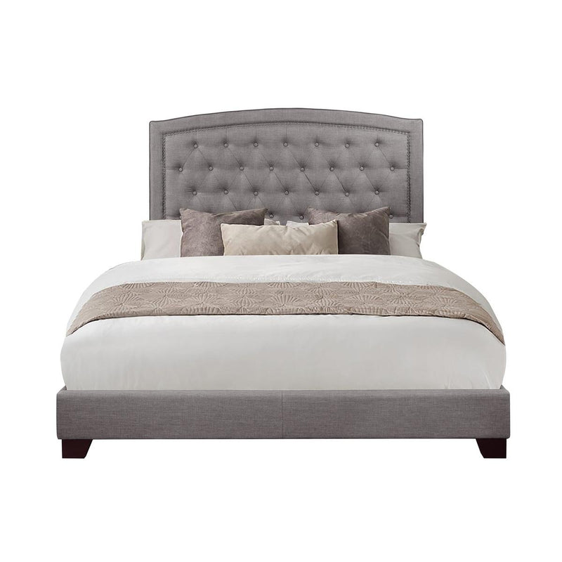 Homelegance Queen Upholstered Bed SH275GRY-1 IMAGE 1