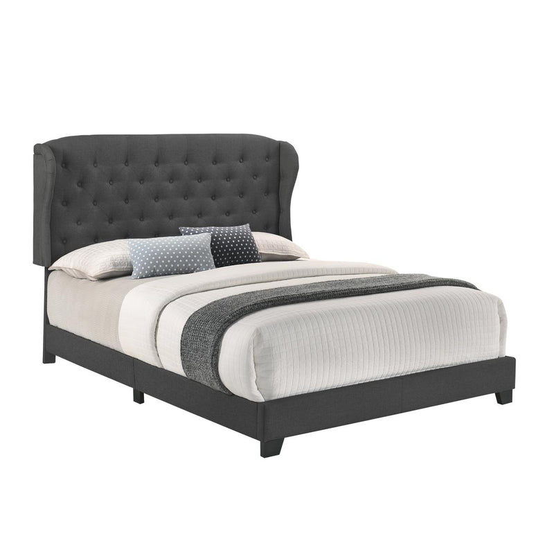 Homelegance Full Upholstered Bed SH279FDGR-1 IMAGE 2