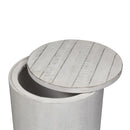  Liberty Furniture Industries Inc. Modern Farmhouse 406W-OT1021 Drum End Table IMAGE 3