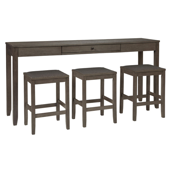 Signature Design by Ashley Caitbrook 4 pc Counter Height Dinette D388-223 IMAGE 1