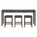 Signature Design by Ashley Caitbrook 4 pc Counter Height Dinette D388-223 IMAGE 3