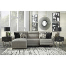 Signature Design by Ashley Colleyville 54405S4 3 pc Power Reclining Sectional with Chaise IMAGE 2