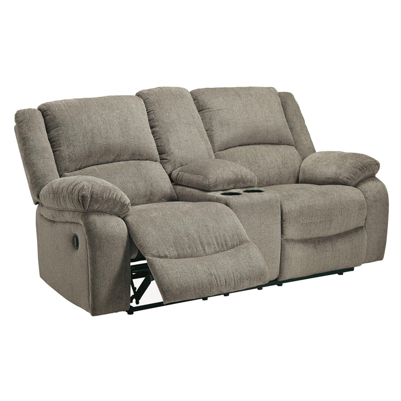 Signature Design by Ashley Draycoll Reclining Fabric Loveseat 7650594 IMAGE 2