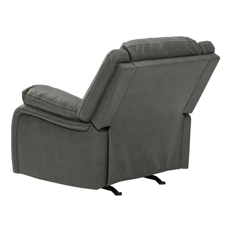 Signature Design by Ashley Calderwell Power Rocker Leather Look Recliner 7710398 IMAGE 4