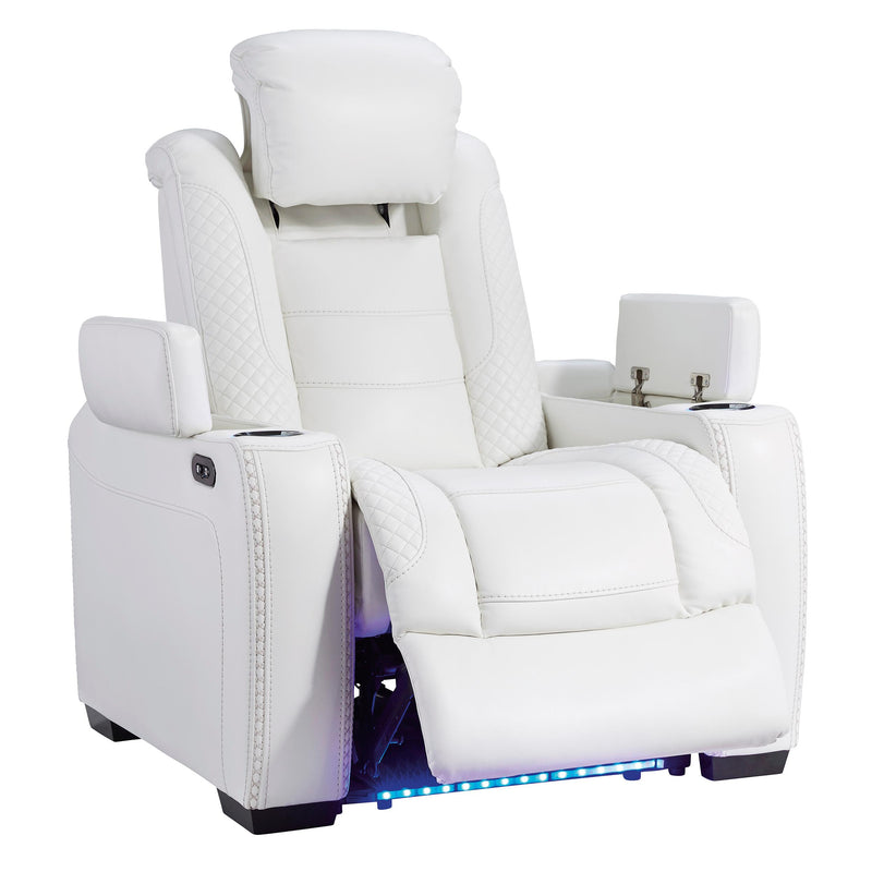 Signature Design by Ashley Party Time 3700413 Power Recliner with Adjustable Headrest IMAGE 6